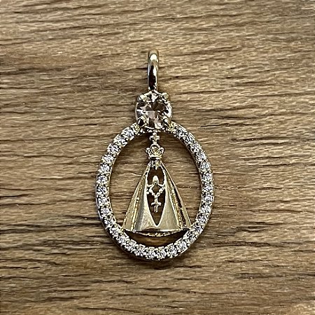 Medalha N. S. Aparecida - Morganita