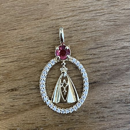 Medalha N. S. Aparecida - Rubi