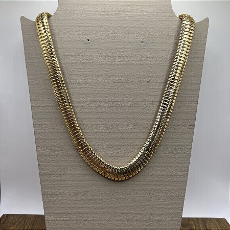 Choker Malha Grossa - Dourada