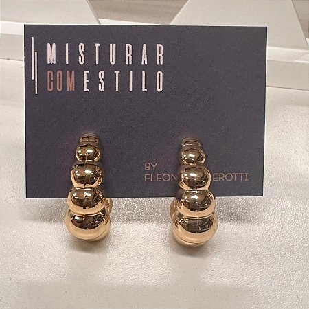 Brinco Croissant - Dourado