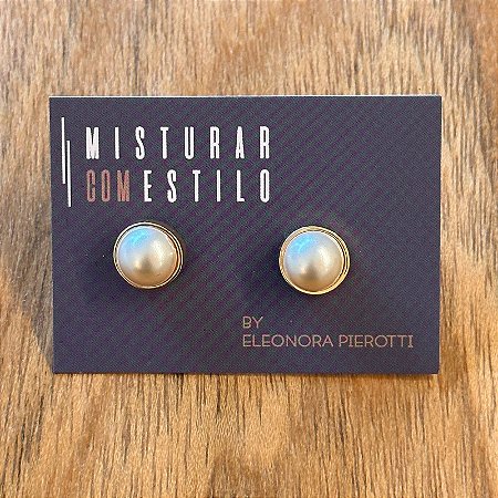 Brinco Bolão de Pérola - M