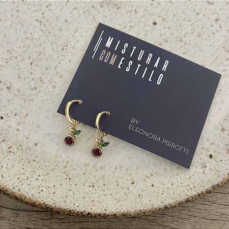 Argola Betina de Cereja