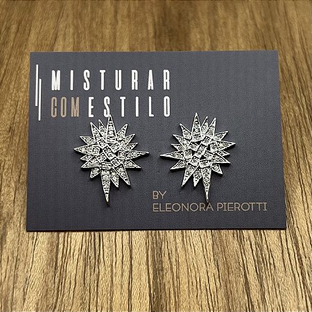 Brinco Estrela De Belém - Prateado