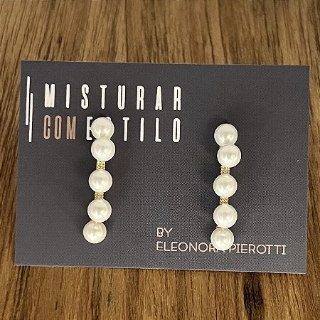 Ear Hook Cinco Pérolas