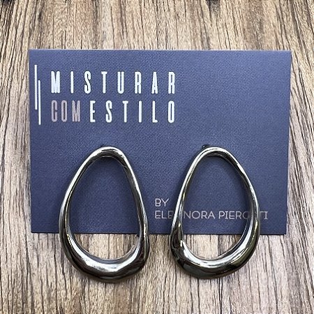 Brinco Doroty - M - Prateado