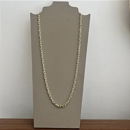 Corrente Cartier - 60 cm - Elos 8 x 4 mm