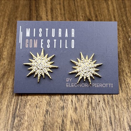 Brinco Estrela de 12 Pontas - G