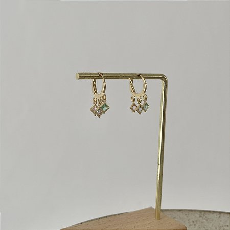 Argola Betina Losangolos - P