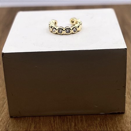 Piercing Sete Zircônias - Dourado