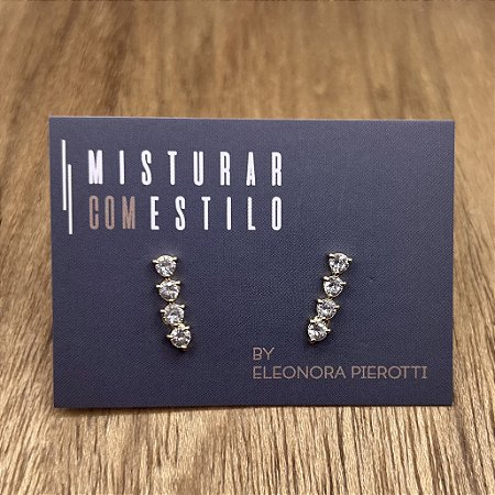 Ear Cuff Quatro Zircônias