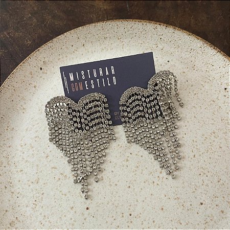 Brinco Festa Eleonora - Ródio