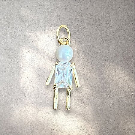 Pingente Menino - P - Cristal