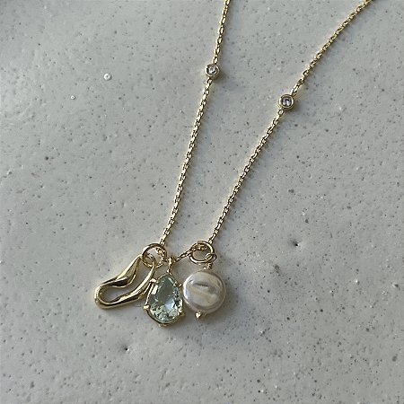 Colar Mini Penca Aurora