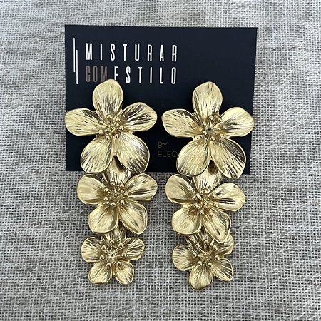 Brinco Flor Lumière