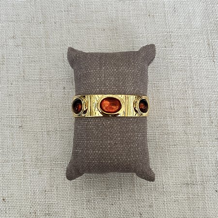 Bracelete Aurora Bicolor - Laranja e Tartaruga