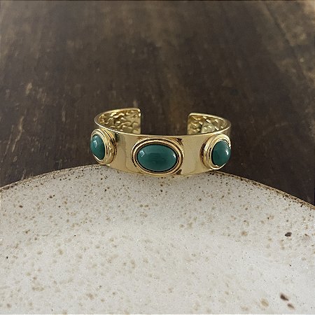 Bracelete Aurora - Esmeralda