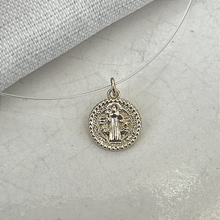 Choker Fio de Nylon - São Bento - Dourado
