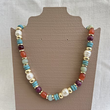 Colar Joana - Pérola Barroca