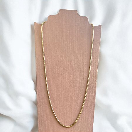 Colar Aço Inox Rabo de Rato - 2mm