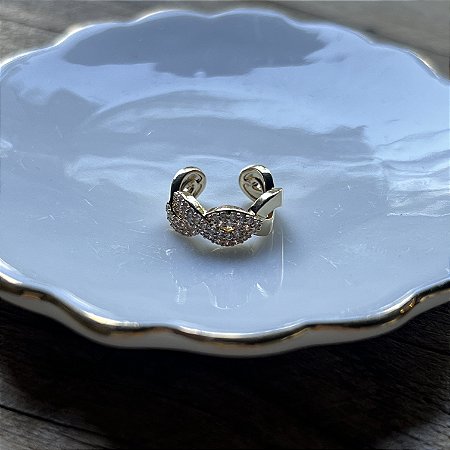 Piercing Infinito com Zirônias - Dourado
