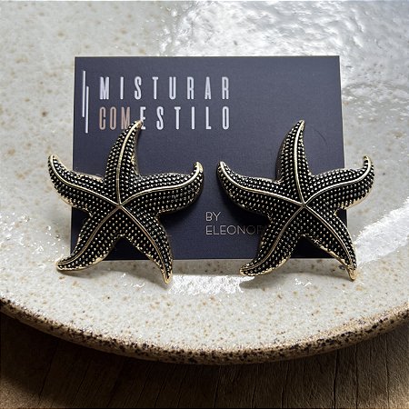 Brinco Estrela do Mar - Preto