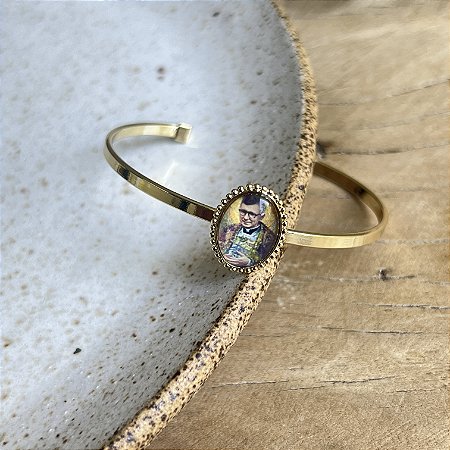 Bracelete - São Josemaria Escrivá - Dourado