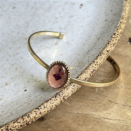 Bracelete - Sagrado Coração - Dourado