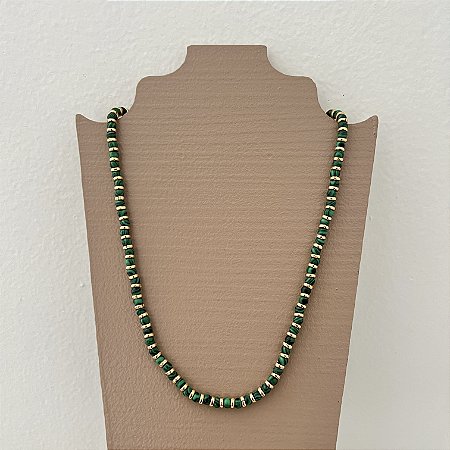 Colar Murano - P - Malaquita