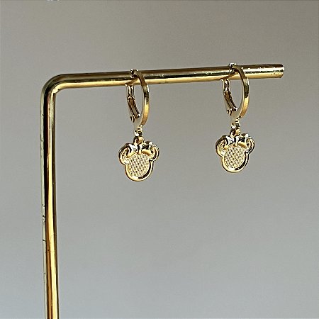 Argola Betina Minie - Dourado