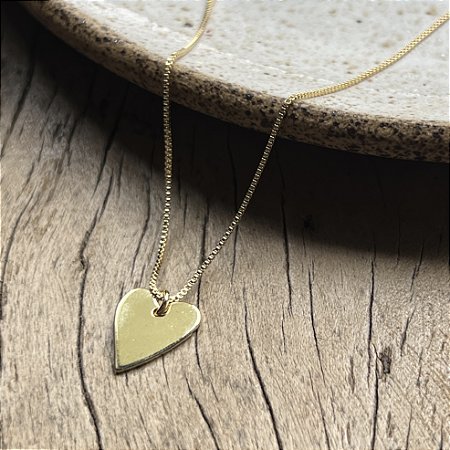 Choker Amore Pingente - Dourado