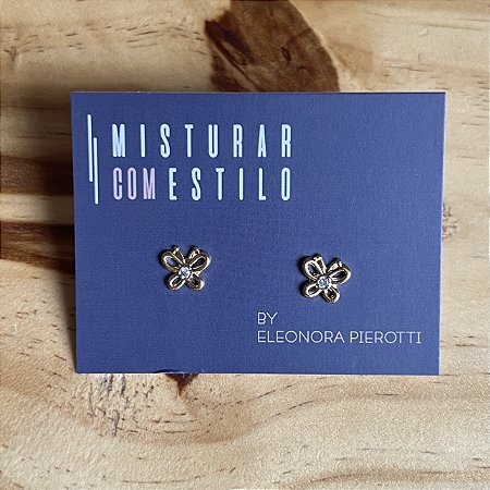 Mini Borboleta com Zircônia