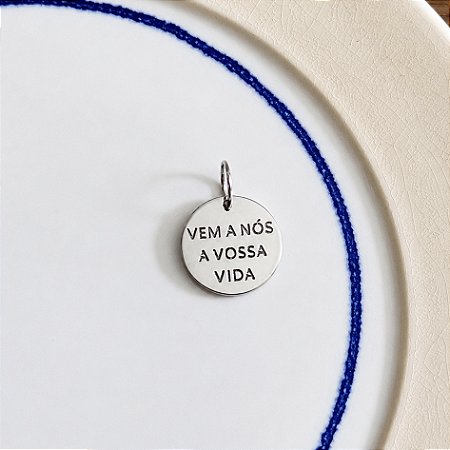 Medalha Vem a Nós - P - Ródio