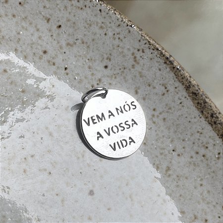 Medalha Vem a Nós - P - Ródio
