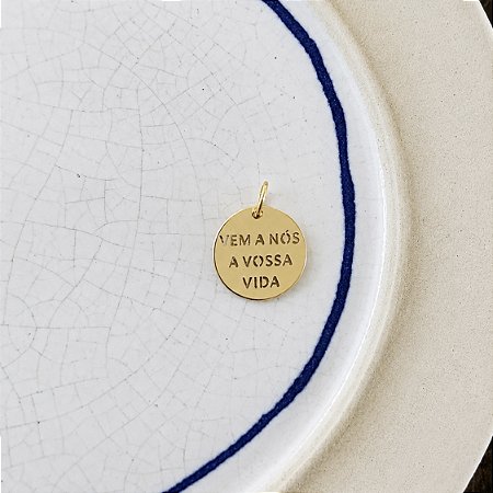 Medalha Vem a Nós - P - Dourado