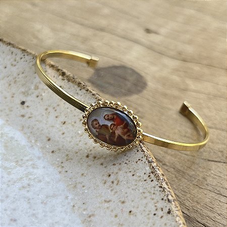 Bracelete - Sagrada Família - Deitado - Dourado