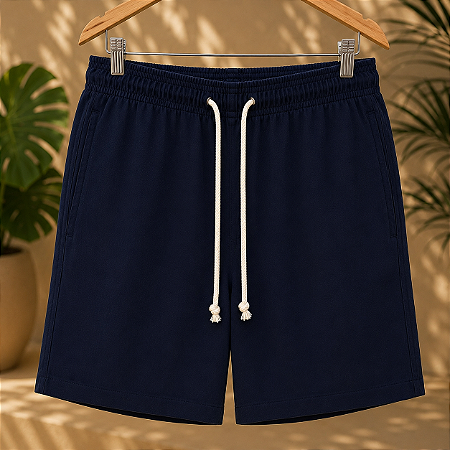 Short Urbino - Linho Marinho