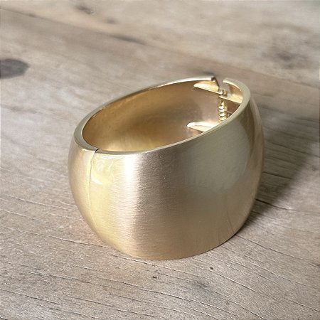 Bracelete Largo Lumière - Curvo - Dourado