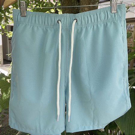 Short Praia Portofino - Liso Áqua
