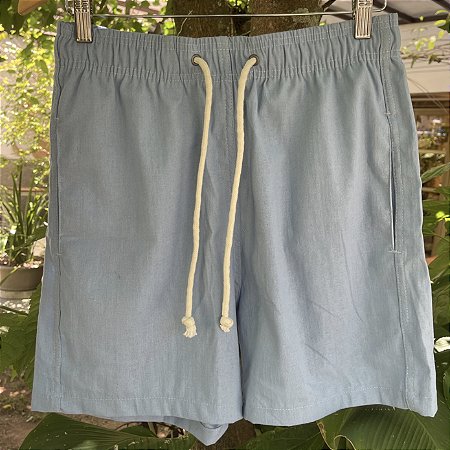 Short Arezzo - Linho Azul Claro