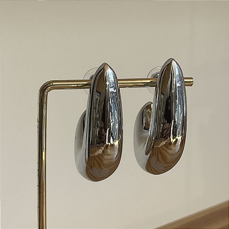 Argola "J" Max - Ródio