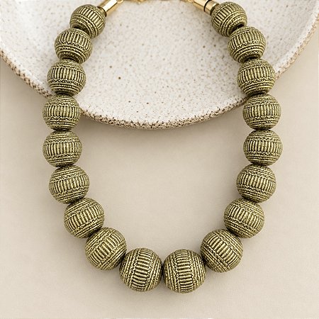 Colar Boho - Verde