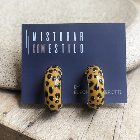 Argola Animal Print