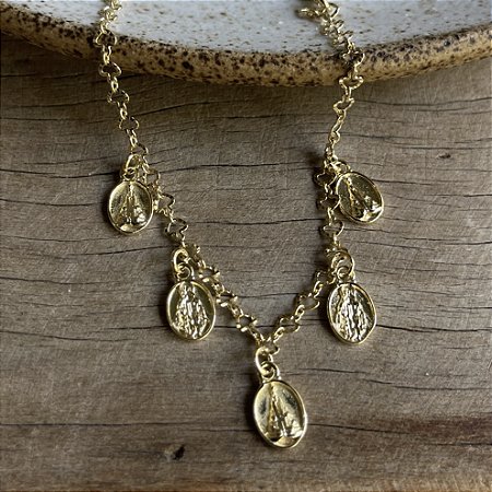 Pulseira Medalhas Nossa Senhora