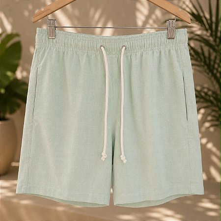 Short Lecce - Linho Menta