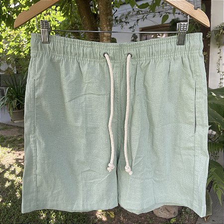 Short Lecce - Linho Menta