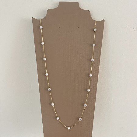 Colar Pérolas Shell - 5mm