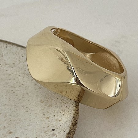Bracelete  Quadrado - Dourado