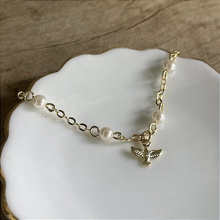 Pulseira Pérolas Infantil Espírito Santo