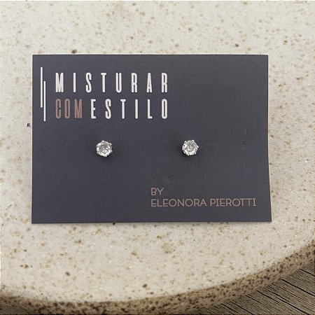 Solitário Sofia De Zirconia - PP - Ródio