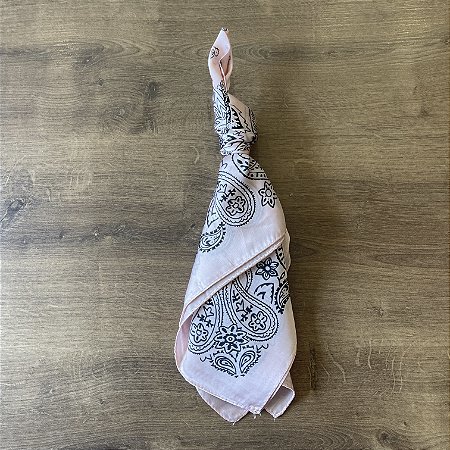 Lenço - Bandana Rosa